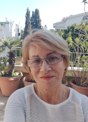 Нина, 63, מדינת ישראל, חיפה