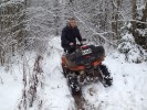 Anton, 51 - Just Me По первому снегу на квадрах.