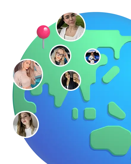 Находите друзей и любовь по всему миру